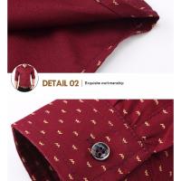 Camisa Casual a Cuadros para Hombres de Marca Nueva Moda Otoño Ajustada Manga Larga Algodón Talla Grande M-5XL - details 12