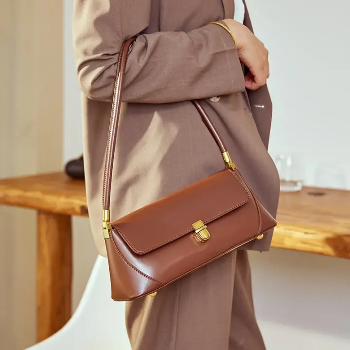 Bolsos De Mujer, Correas De Cuero De Diseñador De Lujo, Bolsos De Piel De Vaca Vintage Premium, Regalos Navideños - 1