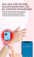Smartwatch GPS WIFI deporte tiempo real niños localizador 4G por internet - details 4