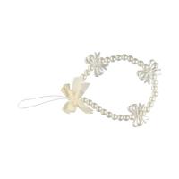Cadena para teléfono con colgante antipérdida, cuerda corta, lazo de perlas, cordón para teléfono, correa de mano, abalorio para teléfono, cordón de mano para muñeca, correas para teléfono móvil - details 2
