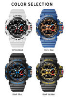 Reloj militar para hombre, resistente al agua, con manecillas luminosas, digital, pulsera de goma, deportivo, 50M, 8043 - details 10