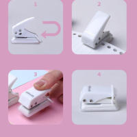 Mini Perforadora Individual Portátil Herramientas de Sujetación de Documentos para Oficina y Estudiantes Adecuada para Scrapbooking y Perforación de Agujeros en Papel - details 9