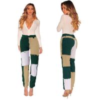 Pantalones vaqueros de moda para mujer Pantalones de mezclilla con estilo con cinturón y bolsillos - details 8