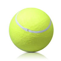 Pelota de tenis gigante para perro, juguete interactivo para masticar, inflable grande pelota de tenis, suministros para mascotas, juguetes para perros de grillo al aire libre, 24CM - details 2