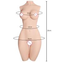 Leten JIUAI Masturbador Masculino con Vagina Realista, Pechos Suaves y Torso Ano Ajustado Muñeca de Amor Vagina Juguete Sexual para Hombres 18+ - details 19
