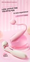 Pequeña bestia vibrando huevo juguete sexual adulto de silicona para mujeres masturbador G punto clitoris estimulador APP control remoto vibrador - details 0