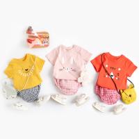 Conjunto de Ropa de Bebé  Moda Casual Unisex para Niño con Manga Corta + Inferior 2 Piezas Verano - details 2