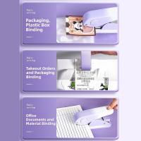 Grapadora multifunción para ahorro de trabajo, grapadora de papel portátil de Metal, grapadora de escritorio Simple antideslizante, uso en almacén - details 6