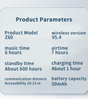 Auriculares Business Elite con conducción de aire OWS, inalámbricos por Bluetooth, gancho para la oreja, micrófono HD, estéreo envolvente HiFi, auriculares deportivos para música - details 11
