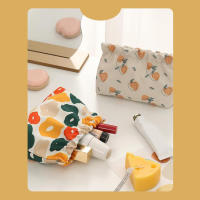 Bolsa De Maquillaje Para Mujer Estudiante Multicolor En Lona Organizador De Cosméticos Con Cierre De Cremallera Estilo Moda - details 6