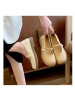 Mary Jane zapatos de las mujeres de suela plana solo zapatos verano 2025 nuevos dos desgaste un pedal con falda suave zapatos pequeños de cuero - details 6