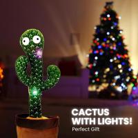 Cactus bailarín, Peluche Parlanchin, Juguete Que Baila y repele tu Voz, con 120 Canciones, Regalos para Niños - details 9