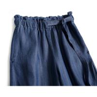 Pantalones Vaqueros de Tencel Suave y Delgado Pantalones de Pierna Ancha de Verano para Mujeres - details 8