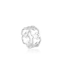 Rdovkxua Anillo De Plata Esterlina Con Patrón De Oso, Accesorios De Lujo Ligeros De Moda De Alta Gama Para Mujer - details 0