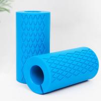 Agarre de barra de levantamiento de pesas, agarre de mancuerna de silicona grueso, portátil, aumenta la fricción, equipo de Fitness - details 7