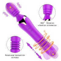 Femenino automático telescópico vibrador masajero masturbación juguete sexual para mujeres vagina varilla mágica clitoris vagina estimulador producto adulto - details 2