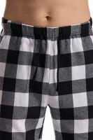 Pantalón à carreaux pour hommes, décontracté, avec cordon de serrage, droit, Harajuku, Hip-hop, pour l'extérieur, quotidien, nouvelle collection été - details 12