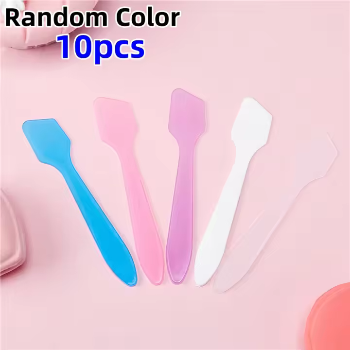 Espátulas para crema PP, mascarilla Facial y crema para ojos, palitos para crema cosmética, para aplicación de cuidado de la piel, 10 Uds. - 1