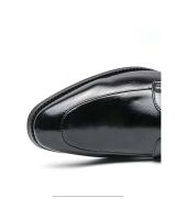 2023 nuevos zapatos de cuero antideslizantes con cordones altos de negocios a la moda para hombres - details 3