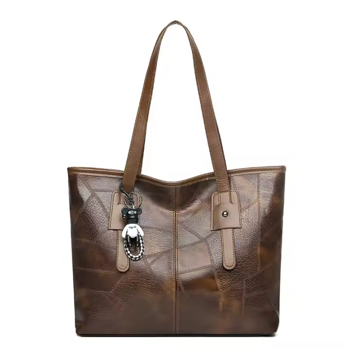 Bolso de mano de gran capacidad con cremallera cuadrada Horizontal para mujer, bolso de hombro de moda, nuevo, 2024 - 1