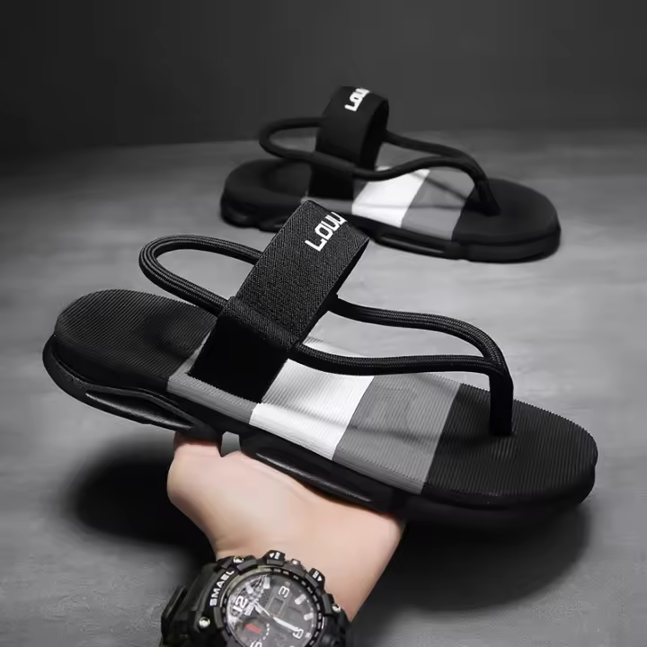 Nuevas Sandalias de Verano para Hombres Doble Propósito Zapatos de Playa Antideslizantes de Suela Gruesa - 1