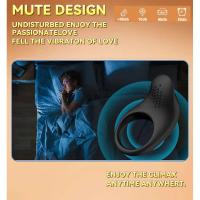 Leten para hombres Control de aplicación anillo vibratorio retardante de eyaculación masajeador de testículos masculino vibrador juguete sexual parejas productos para adultos - details 8