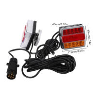 Juego de 2 luces LED traseras con imanes, luz trasera de 12 V para remolque de coche, luces traseras, juego de iluminación LED para remolque, Cable de 7 m, IP68 - details 1