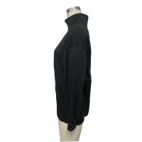 Sudadera cálida con cremallera para mujer estilo coreano Otoño-Invierno - details 3