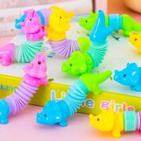 Juguete de Alivio de Estrés de Dinosaurio Telescópico Colorido 20Pc Transformación de Tubo para Fiesta de Cumpleaños, Boda, Regalo de Pinata de Invitados - details 3