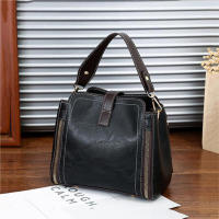 Cuero PU de alta calidad para mujer, bolso bandolera de un solo hombro con asa superior, estilo vintage sae - details 13