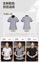 Ropa de trabajo de manga corta para camarero, uniforme de restaurante para hotel, comedor, casa de té, oficina, para hombre - details 4