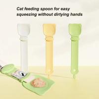 Cuchara de alimentación para mascotas, comedero para gatos, aperitivos, comida líquida, suministros de riego para interiores, accesorios para gatos - details 3
