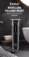 Kemei-cortadora de pelo inalámbrica profesional para hombre, máquina de corte de pelo recargable, Kit de aseo, maquinilla de afeitar eléctrica - details 0