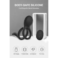 Anillos vibradores de retardo de eyaculación duradera y empaque privado para hombre, estimulador, masajeador, anillo sexual, productos eróticos para adultos. - details 0