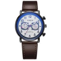 Relojes de marca XINEW originales para estudiantes de lujo de primera calidad Erkek Barato Saat hombres niños correa de cuero de moda reloj de cuarzo deportivo informal Montre Homme - details 4