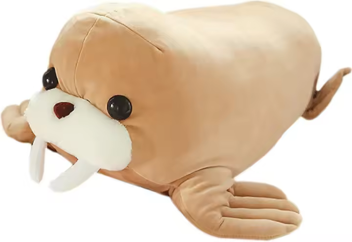 Juguete de Peluche de Garabato SBSG Almohada de Animal Suave Marino Ideal para Regalo de Cumpleaños o Navidad Decoración de Habitación - 1