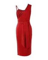 Vestido de Lentejuelas de Una Pieza de Cintura Alta y Largo Moda de Mujer Primavera-Verano 2024 - details 2