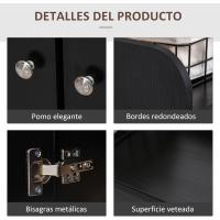 Mueble Zapatero de 2 Puertas Zapatero Estrecho con Estantes Ajustables para 12 Pares de Zapatos - details 15