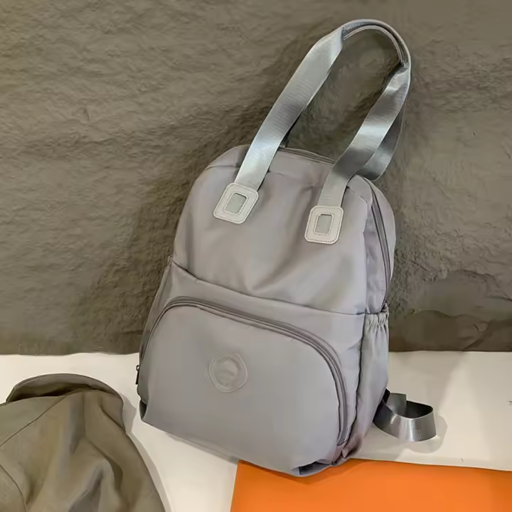 Mochila deportiva de nailon de estilo coreano, bolso de hombro de viaje de gran capacidad de Color sólido, bolso de mano con diseño de nicho, bolsa de Fitness para trabajador de oficina - 1
