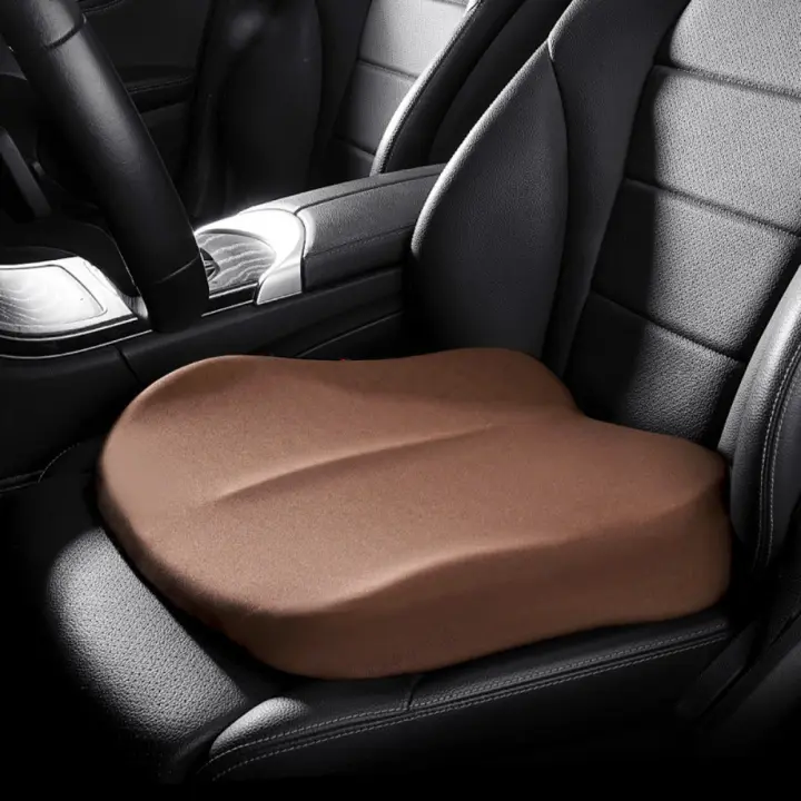 Cojín de asiento elevador de coche con buen soporte, alfombrilla de asiento suave antideslizante para aumentar la altura, cómoda, alivia la fatiga, cojín para asiento de coche y oficina - 1