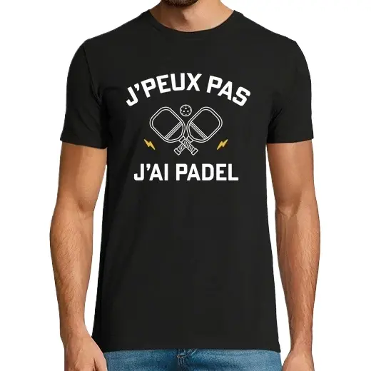 No puedo tener humor de regalo de padel,Camiseta de Pádel Divertido, ropa para exteriores - 1