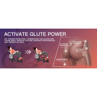 Ejercicio de empuje de cadera y puente de glúteos: Equipo de entrenamiento de alta resistencia para el desarrollo y moldeado de los músculos de los glúteos, gimnasio en casa para mujeres y hombres - details 2