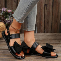 Sandalias de playa versátiles casuales de mariposa planas redondas talla grande 36 para mujer - details 3