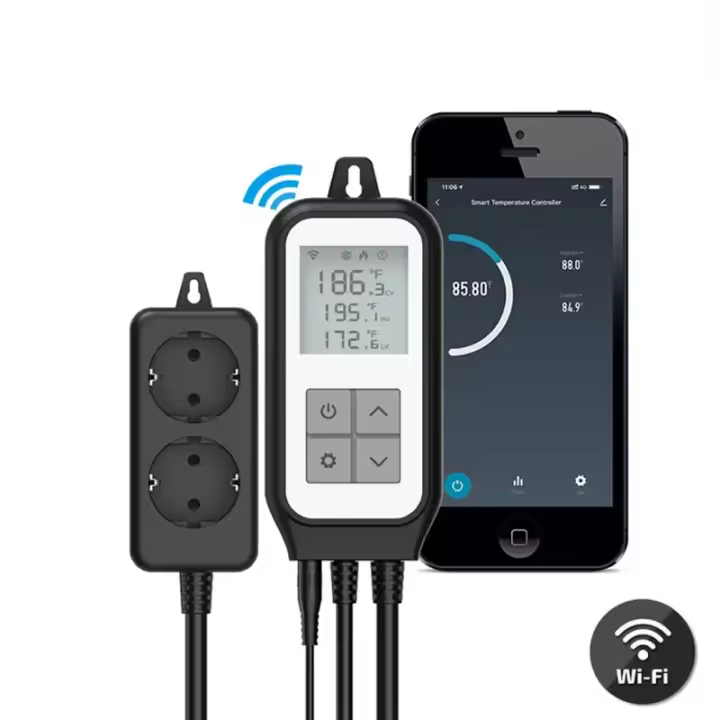 Controlador de temperatura Digital Tuya, regulador de termostato, Control de calefacción y refrigeración, termorregulador, Control remoto Smart Life - 1