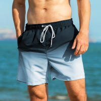 Traje de Baño de Secado Rápido y Impermeable para Hombres Pantalones Cortos de Playa de Verano con Zarpate Largo - details 13