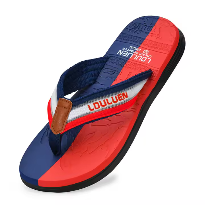 Nuevas chanclas de los hombres zapatillas de verano de los hombres antideslizante tendencia de la moda de la playa al aire libre zapatillas frescas - 1