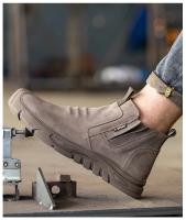 Botas de Trabajo de Acero Indestructibles Zapatos de Trabajo Anti-Agujeros para Hombres - details 1