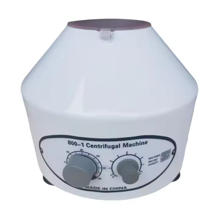 Centrifugadora de laboratorio de mesa centrífuga de plasma, saludable, con velocidades ajustables y temporizador, para plasma - 1