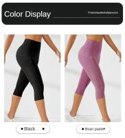 Nuevo diseño de bolsillo de panel grande con cintura alta, levantamiento de cadera, pantalones de yoga adelgazantes, pantalones cortos para correr y fitness - details 2