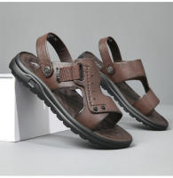 Nuevas Sandalias de Hombre 2025 Zapatos de Playa de Verano Estilo Doble Propósito para Conducir y Usar al Aire Libre Antideslizantes para Papá - details 3